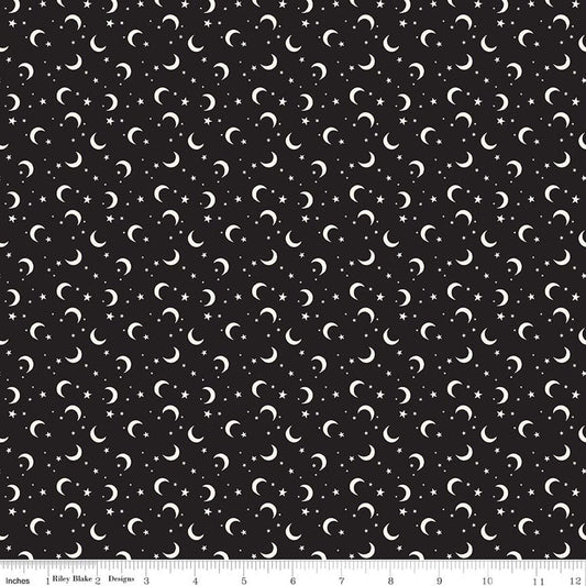 Frank & Friends - Moon & Stars Black Glow in the Dark - My Minds Eye