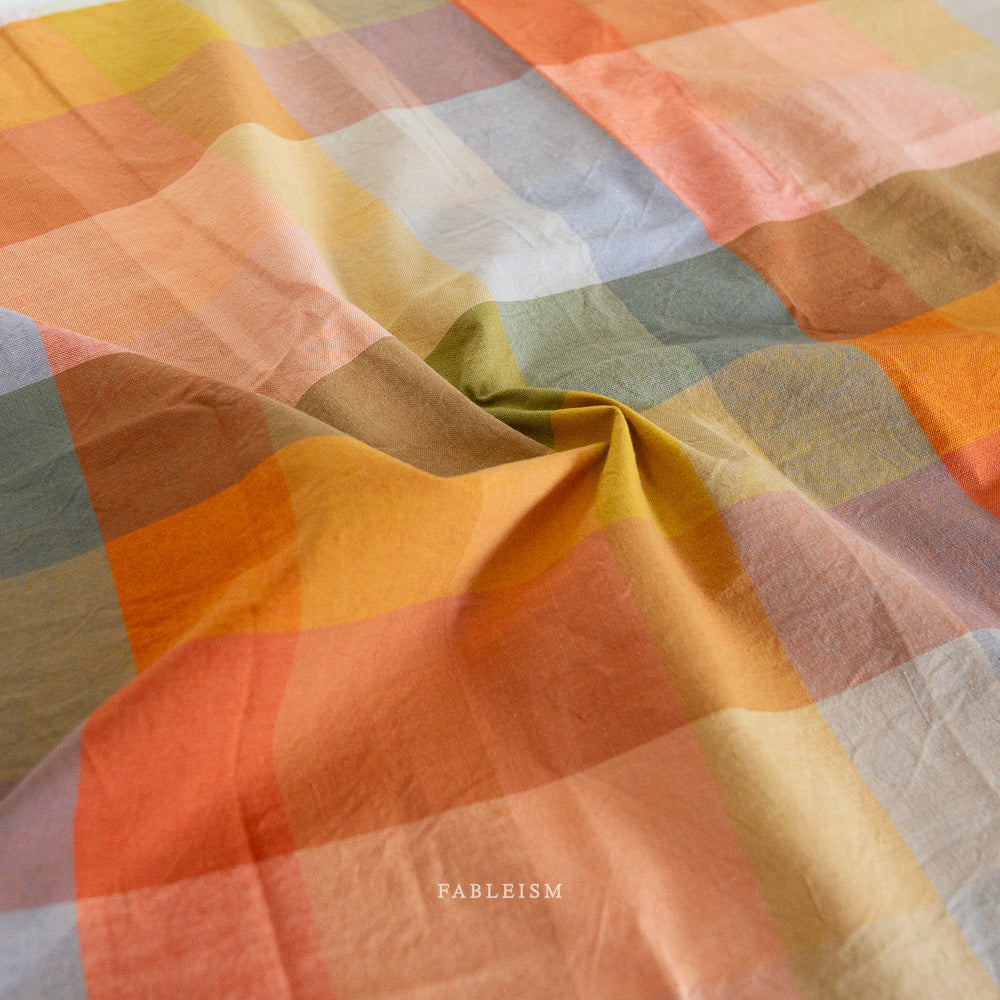 Lumiére - Wide Happy Checkers in Retro - Fableism Supply Co.