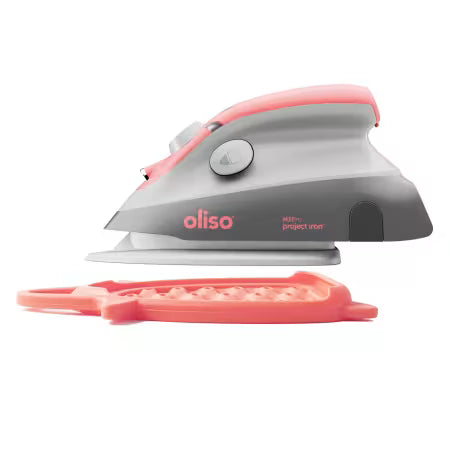 Oliso Mini Iron With Trivet Coral