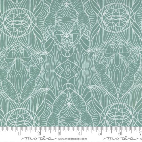Nocturnal Moss (48335 19) by Gingiber with Moda Fabrics