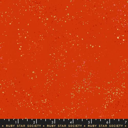 Speckled Metallic Warm Red (RS5027 35) by Rashida Coleman-Hale of Ruby Star Society with Moda Fabrics