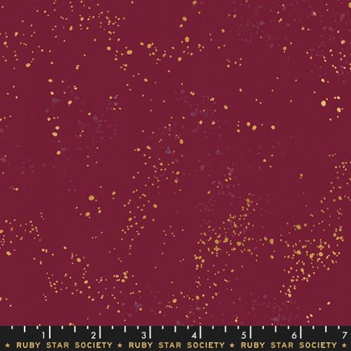 Speckled Metallic Wine Time (RS5027 36) by Rashida Coleman-Hale of Ruby Star Society with Moda Fabrics