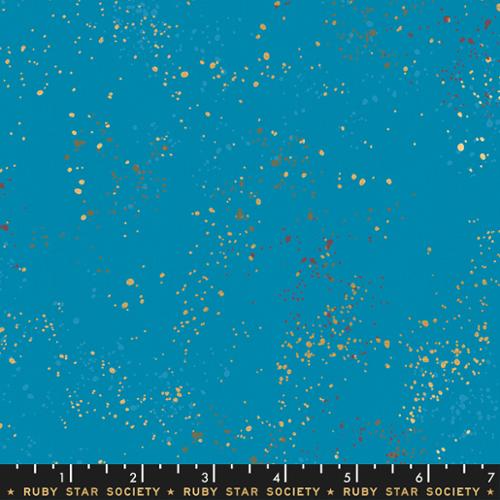 Speckled Metallic Bright Blue (RS5027 50) by Rashida Coleman-Hale of Ruby Star Society with Moda Fabrics