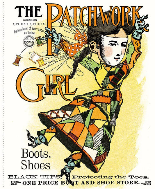 Scary Scraps - Patchwork Girl Panel - J. Wecker Frisch