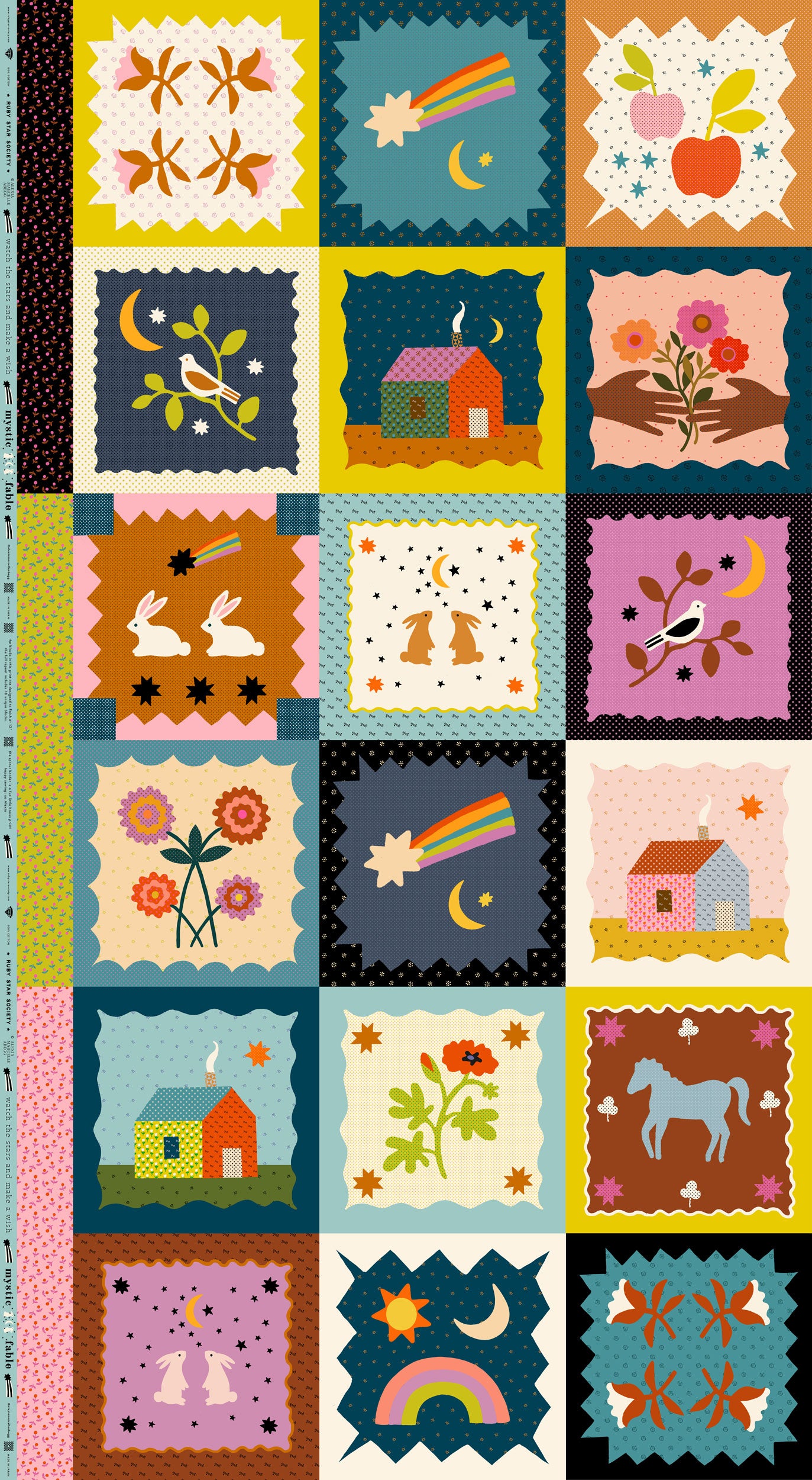Mystic Fable - Galaxy 2.25 Yard Quilt Panel - Alexia Marcelle Abegg of Ruby Star Society