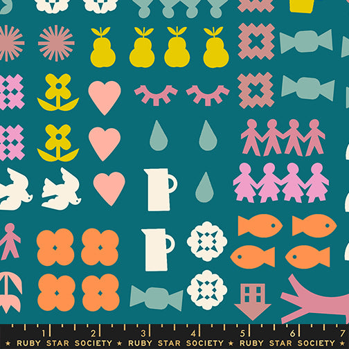 Paper Cuts 2 - Together Novelty Shapes Icons Ephemera in Storytime - Ruby Star