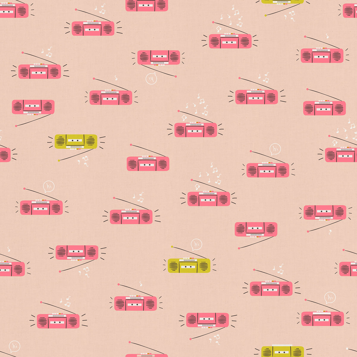Lofi Linens - Boom in Peach Blossom - Rashida Coleman Hale