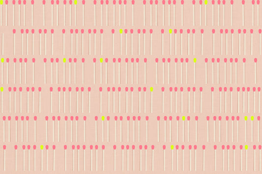 Lofi Linens - Meet your Match in Peach Blossom - Rashida Coleman Hale
