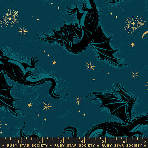 Fireglow - Etched Dragons in Galaxy - Sarah Watts