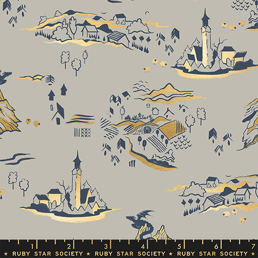 Fireglow - Mountain Town in Oyster - Sarah Watts