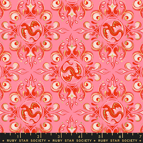 Fireglow - Emblem in Dark Ruby - Sarah Watts