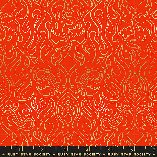 Fireglow - Scribe in Dark Ruby Metallic - Sarah Watts