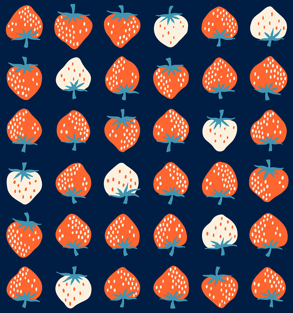 Strawberry - Navy - Ruby Star Society