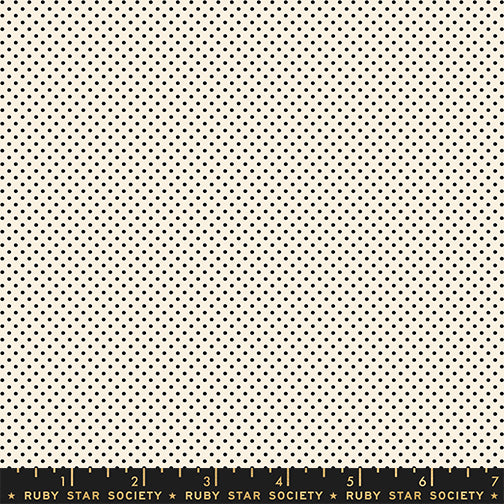 1-800-Calico - Mini Dots Black on Natural - Alexia Abegg