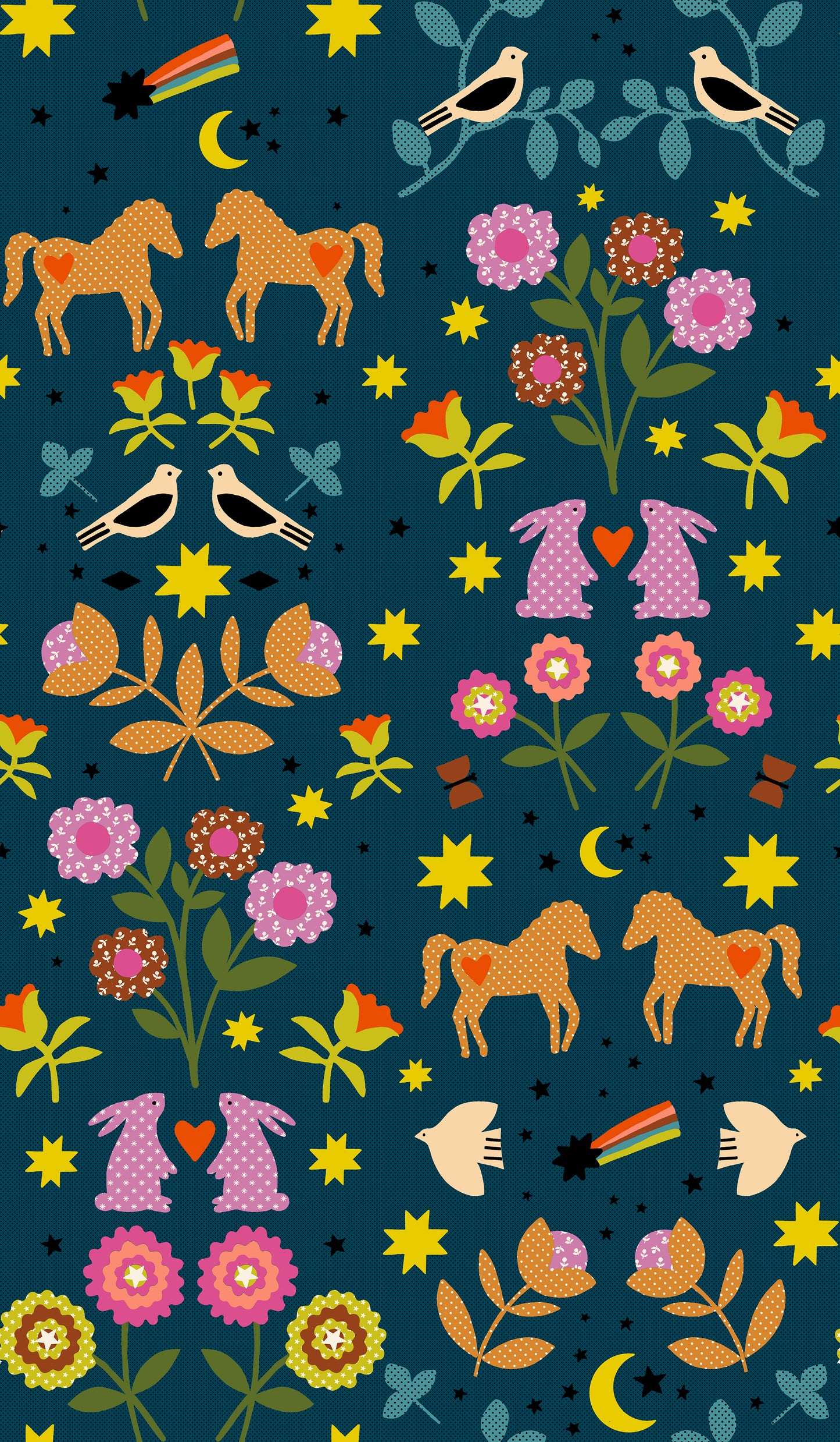Mystic Fable - Novelty Applique in Galaxy - Alexia Marcelle Abegg of Ruby Star Society