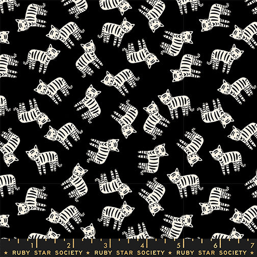 1-800-Calico - Meow in Black - Alexia Abegg