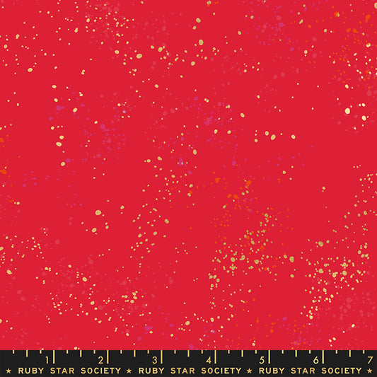 Speckled - Metallic Scarlet - Ruby Star Society