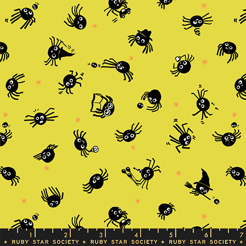 Freaky Familiars - Spider Sense in Citron - Ruby Star Society