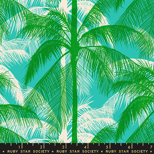 Poolside Too- Poolside Palms in Tropic - Ruby Star Society