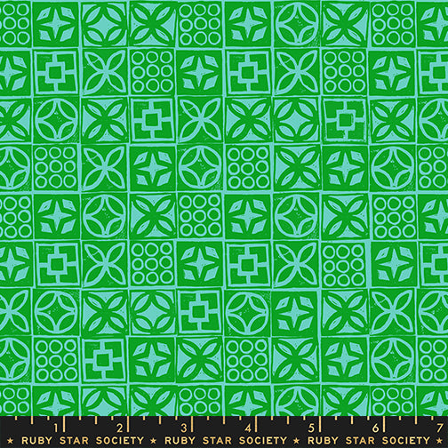 Poolside Too - Architectural Blocks in Verdant - Ruby Star Society