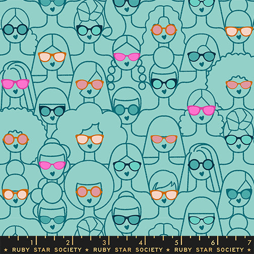 Poolside Too - Shine Girl Shine in Lagoon - Ruby Star Society