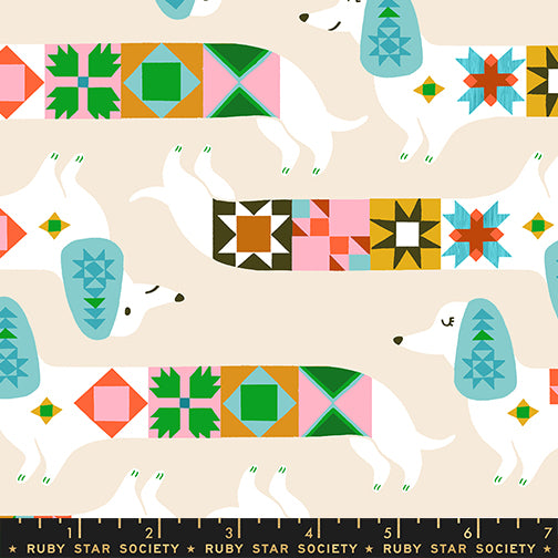 1-800-Notion - Quilty Dog in Shell - Ruby Star Society