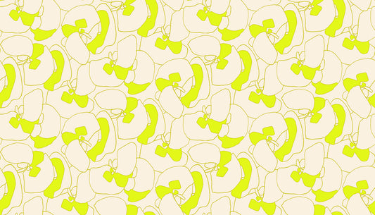 Memento Canvas - Seagrapes in Neon Yellow - Carolyn Friedlander