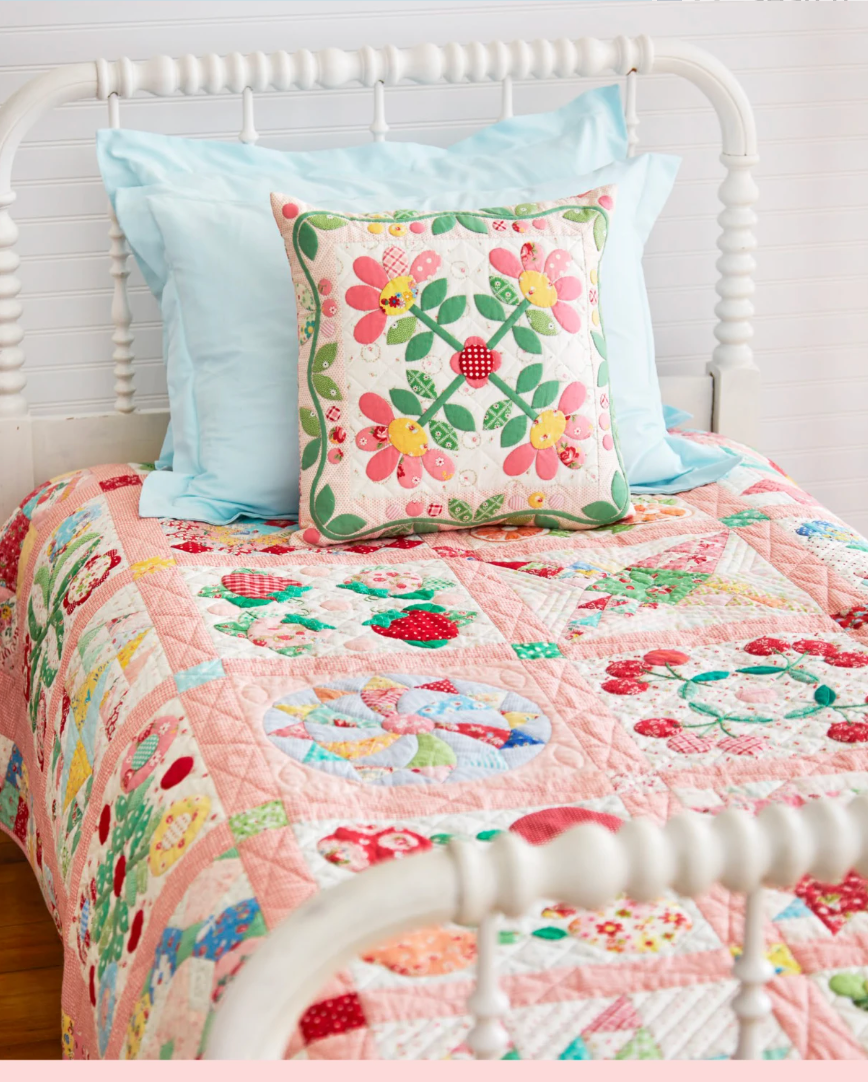 The Vintage Flower Sampler Quilt
