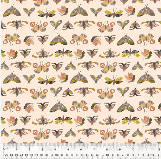 Moonlit Moths - Blush - Under the Canopy