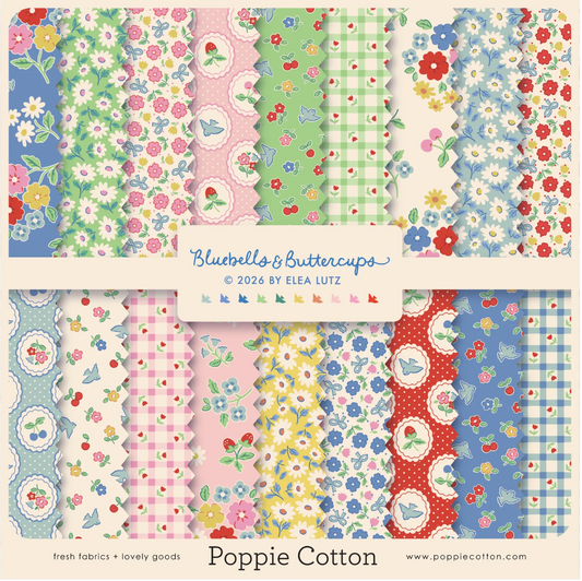 Bluebells and Buttercups - Half Yard Bundle - Elea Lutz