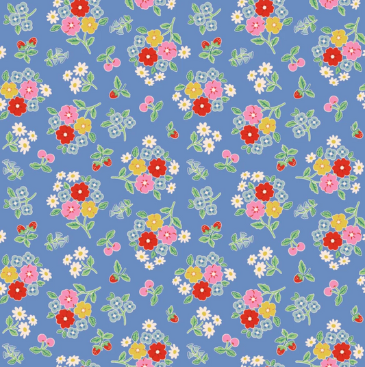 Bluebells and Buttercups - Bluebells & Buttercups in Periwinkle - Elea Lutz