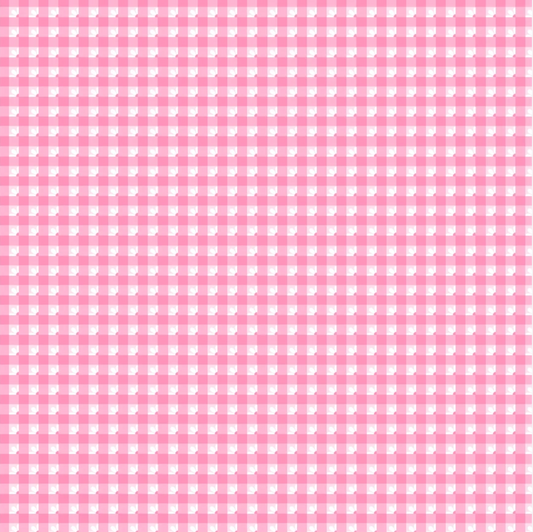 Smitten Chicken - Check-A-Roo in Pink - Lori Woods
