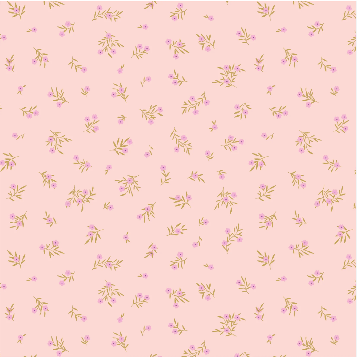Primrose and Parsley - Meadow Sprigs in Rose - Michal Marko