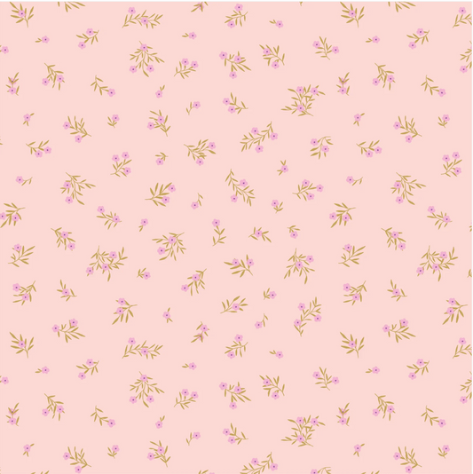 Primrose and Parsley - Meadow Sprigs in Rose - Michal Marko