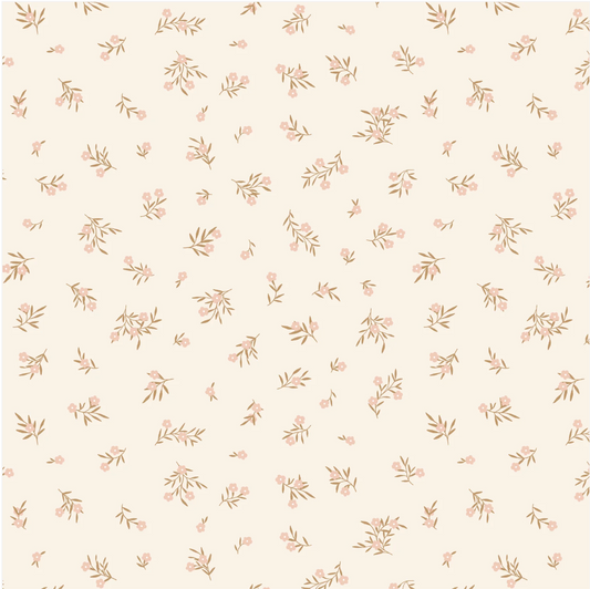 Primrose and Parsley - Meadow Sprigs in Beige - Michal Marko