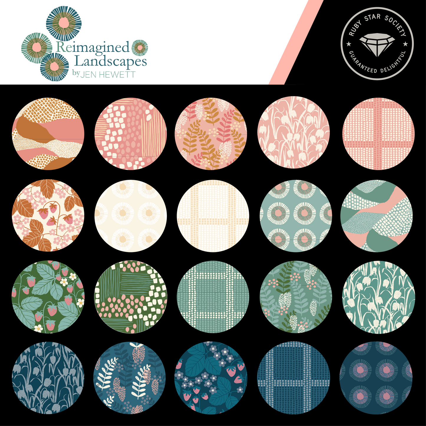 Reimagined Landscapes Jelly Roll by Jen Hewett for Ruby Star Society