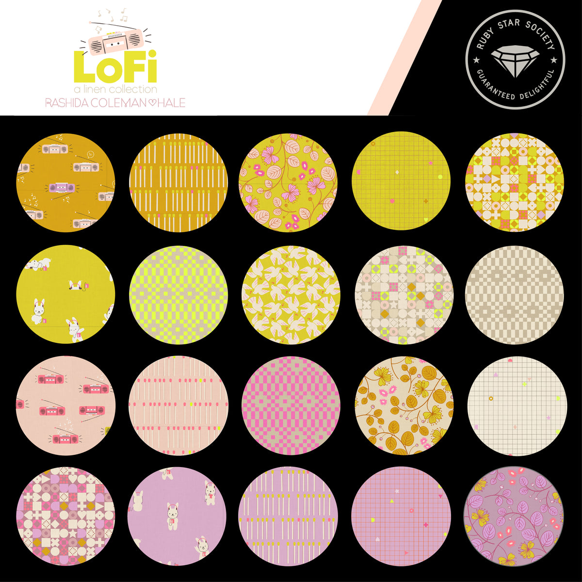 Lofi Linens Fat Quarter Bundle - Rashida Coleman Hale