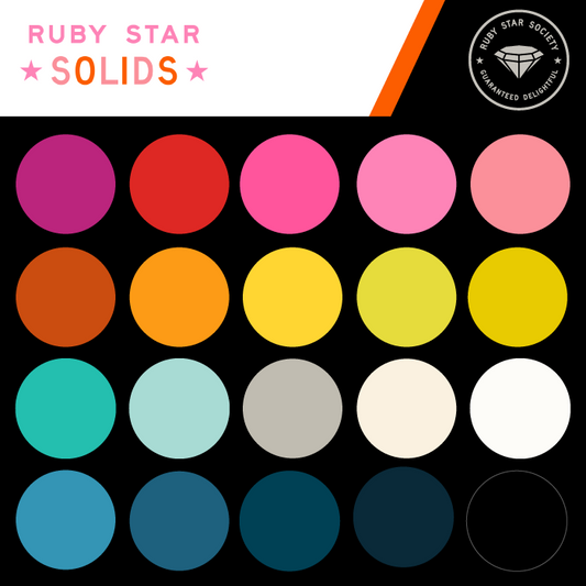 PREORDER: Ruby Star Solids - Half-Yard Bundle