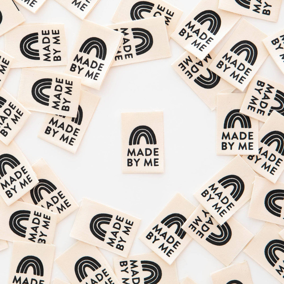 Made by Me Organic Cotton Labels - Sarah Hearts