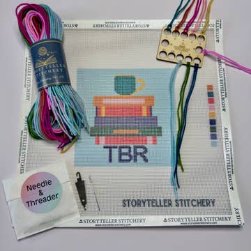Tbr List - Modern Needlepoint Kit - Storyteller Stitchery