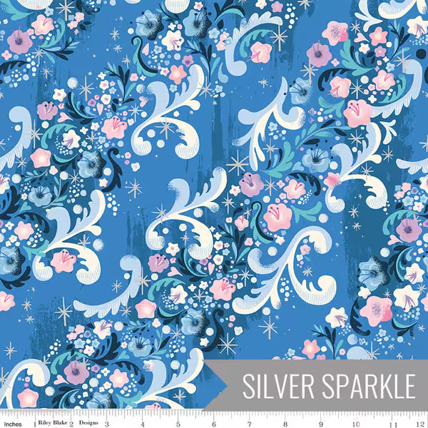 Wishes - Cindy's Flowers in Blueberry Sparkle - Jill Howarth