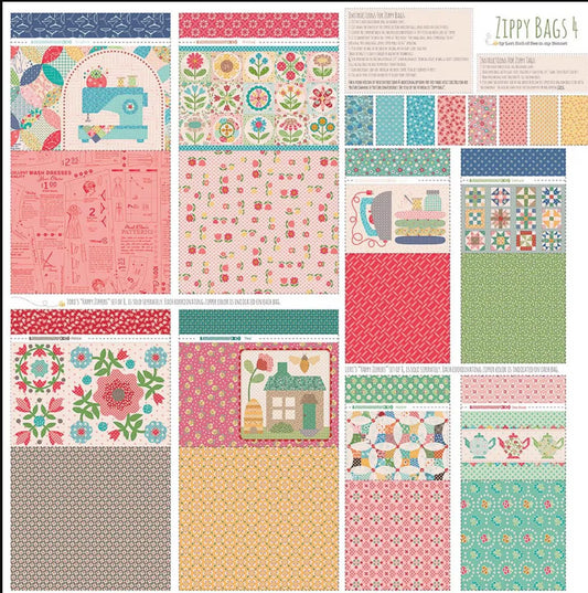 Farmers Daughter Zippy Bag 4 Panel - Lori Holt